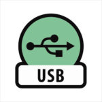 Saída USB Porta USB para conecção de cabos e pen drive Saída USB